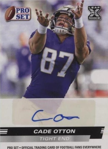 2022 Leaf Pro Set Draft Cade Otton #PSA-CO2