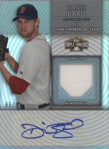 2012 Topps Triple Threads - Daniel Bard #TTUAR-26