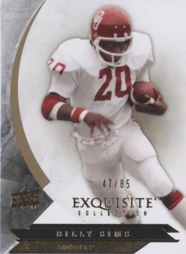 2012 Exquisite Collection Billy Sims #51