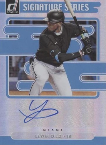 2021 Panini Donruss - Lewin Diaz #SS-LD