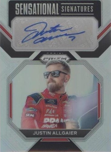 2023 Panini Prizm - Justin Allgaier #SEN-JAG