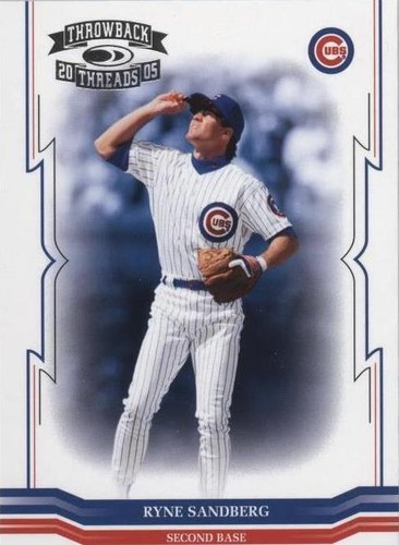 2005 Donruss Throwback Threads - Ryne Sandberg #296