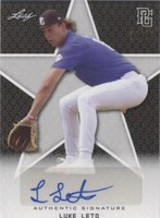 2020 Leaf Perfect Game National Showcase - Luke Leto #BA-LL1