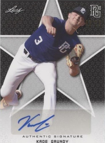 2020 Leaf Perfect Game National Showcase - Kade Grundy #BA-KG1