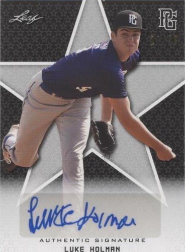 2020 Leaf Perfect Game National Showcase - Luke Holman #BA-LH3