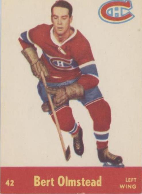 1955-56 Parkhurst - Bert Olmstead #42