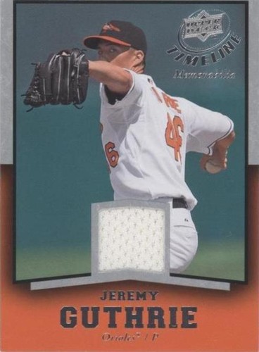 2008 Upper Deck Timeline - Jeremy Guthrie #TM-JG