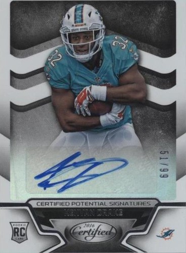 2016 Panini Certified Kenyan Drake #CPS-KD2