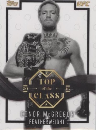 leaf art of sports ufc コナー・マクレガー　サインカード leaf art of sports ufc コナー・マクレガー サインカード