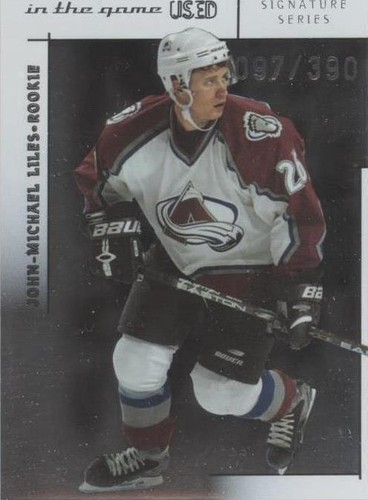 2003-04 In the Game-Used Signature Series - John-Michael Liles #158