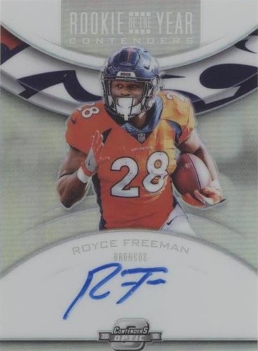 2018 Panini Contenders Optic Royce Freeman #RYA-RF
