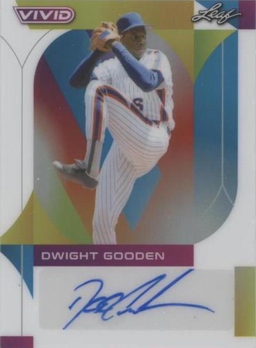 2022 Leaf Vivid - Dwight Gooden #BA-DG1
