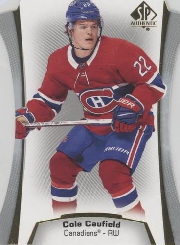 2021-22 SP Authentic - Cole Caufield #DC-10
