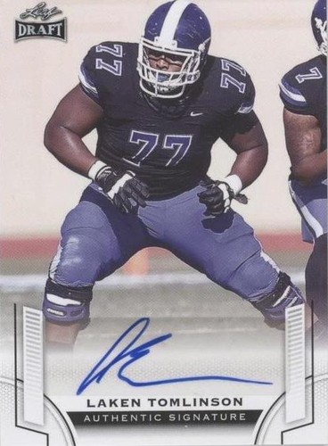 2015 Leaf Draft Laken Tomlinson #BA-LT1