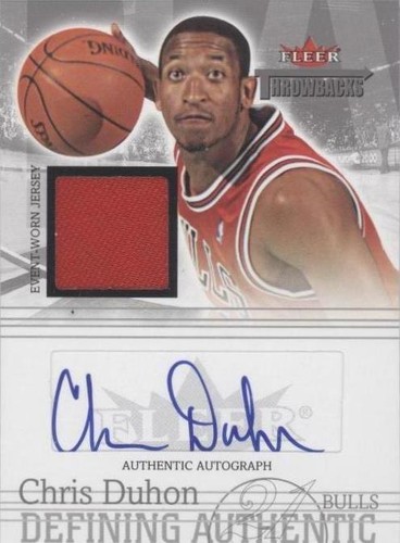 2004-05 Fleer Throwbacks - Chris Duhon #DAA-CD
