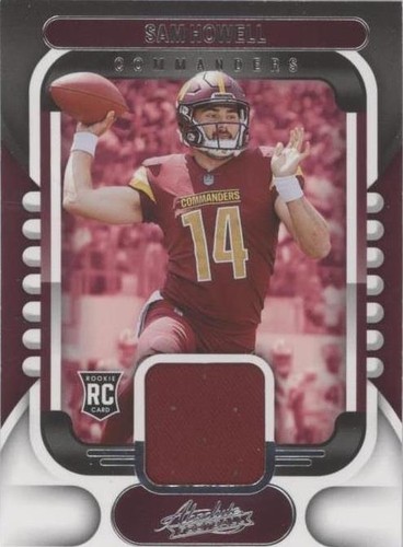 2022 Panini Absolute Sam Howell #ARM-5