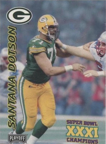 1997 Playoff Green Bay Packers Super Sunday Santana Dotson #22
