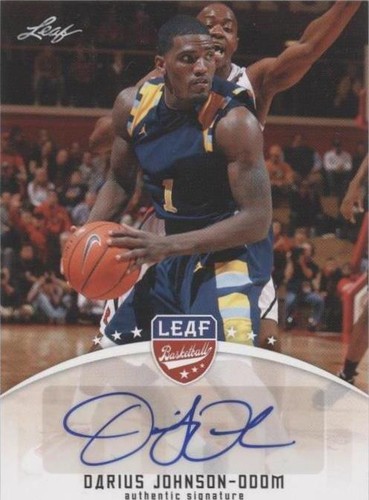 2012 Leaf - Darius Johnson-Odom #BA-DJO