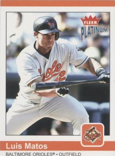 2004 Fleer Platinum - Luis Matos #14