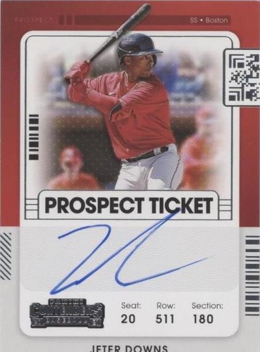 2021 Panini Contenders - Jeter Downs #PT-JE