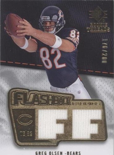 2008 SP Rookie Threads Greg Olsen #FF-GO