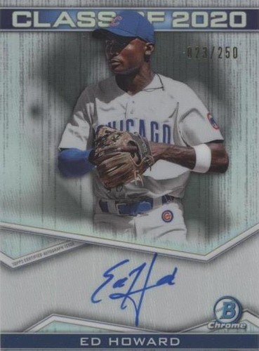 2020 Bowman Draft - Ed Howard #C20A-EH
