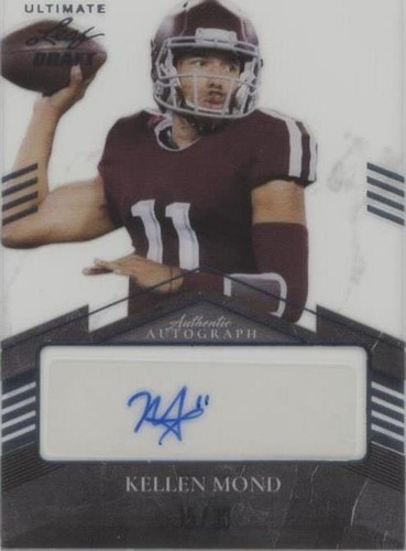 2021 Leaf Ultimate Draft Kellen Mond #CA-KM1