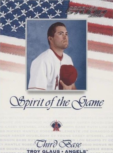 2002 Donruss Studio - Troy Glaus #SG-27