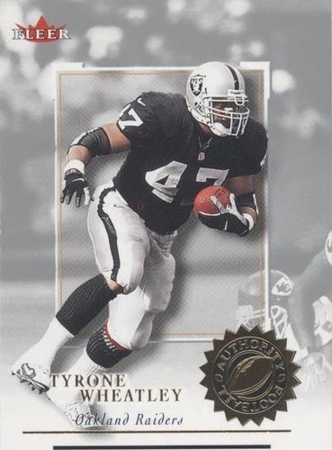 2001 Fleer Authority Tyrone Wheatley #52