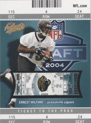 2004 Fleer Authentix Ernest Wilford #121