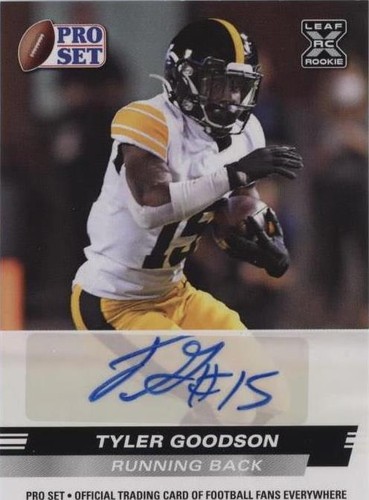 2022 Leaf Pro Set Draft Tyler Goodson #PSA-TG1