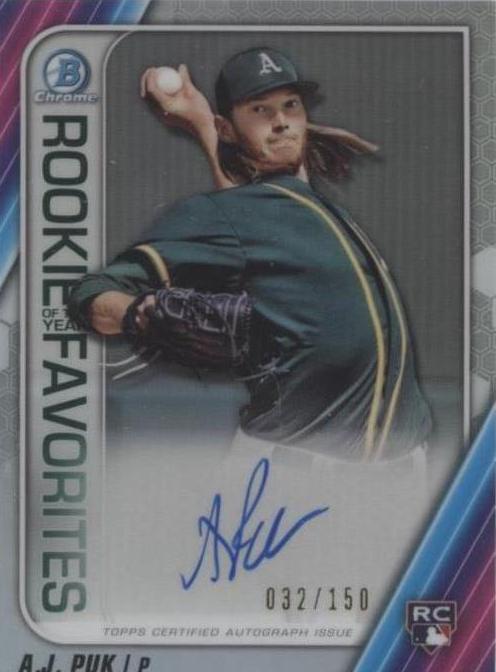 2020 Bowman - A.J. Puk #ROYFA-AP