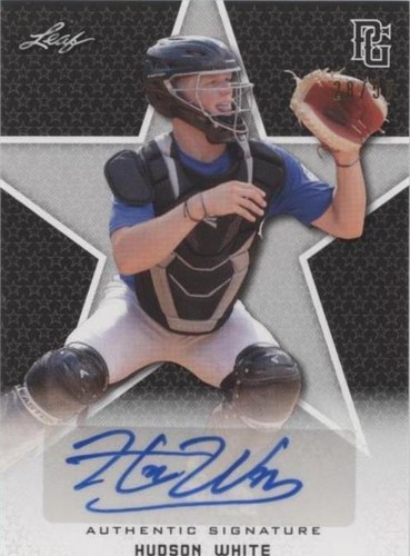 2020 Leaf Perfect Game National Showcase - Hudson White #BA-HW1