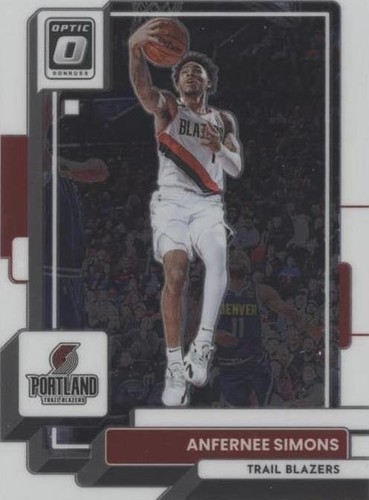 2022-23 Panini Donruss Optic - Anfernee Simons #52