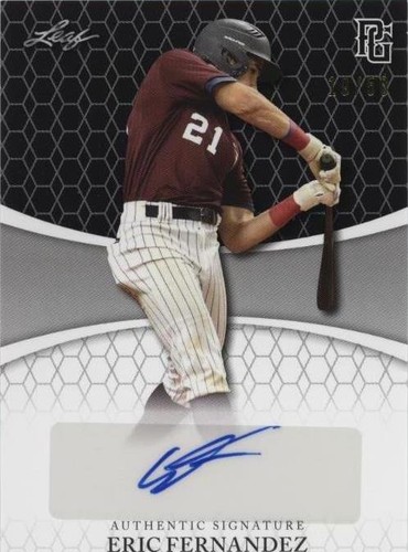 2022 Leaf Perfect Game National Showcase - Eric Fernandez #BA-EF1