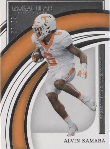 2022 Panini Immaculate Collection Collegiate Alvin Kamara #9
