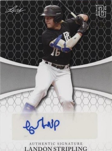 2022 Leaf Perfect Game National Showcase - Landon Stripling #BA-LS1