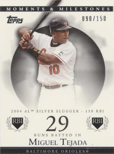 2007 Topps Moments & Milestones - Miguel Tejada #155-29