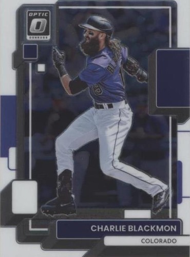 2022 Panini Donruss Optic - Charlie Blackmon #110
