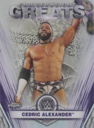 2021 Topps Chrome WWE - Cedric Alexander #CG-3