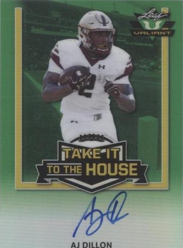 2020 Leaf Valiant A. J. Dillon #TH-AJD
