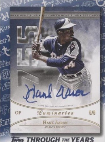 2021 Topps - Hank Aaron #TTY-15