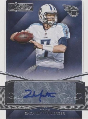 2015 Panini Donruss Signature Series Zach Mettenberger #128