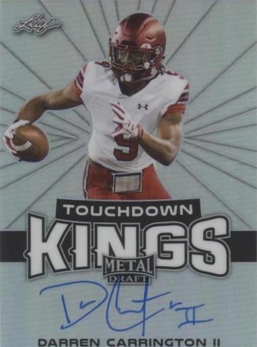 2018 Leaf Metal Draft Darren Carrington II #TK-DC2