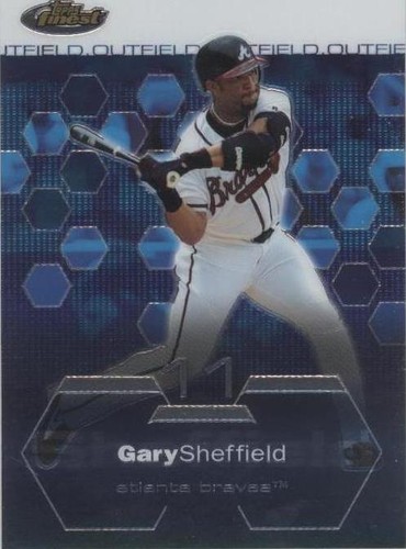 2003 Topps Finest - Gary Sheffield #49