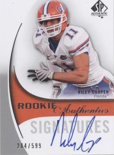 2010 SP Authentic Riley Cooper #174