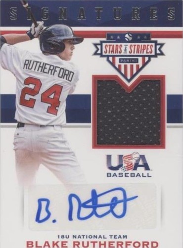 2017 Panini USA Baseball Stars & Stripes - Blake Rutherford #74