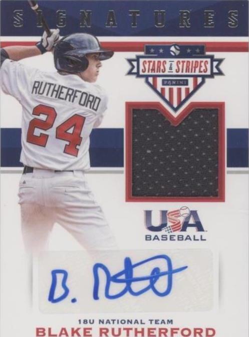 2017 Panini USA Baseball Stars & Stripes - Blake Rutherford #74