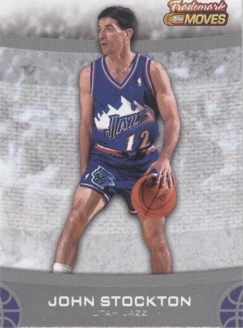 2007-08 Topps Trademark Moves - John Stockton #43