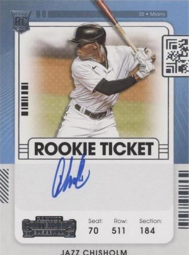 2021 Panini Contenders - Jazz Chisholm #123